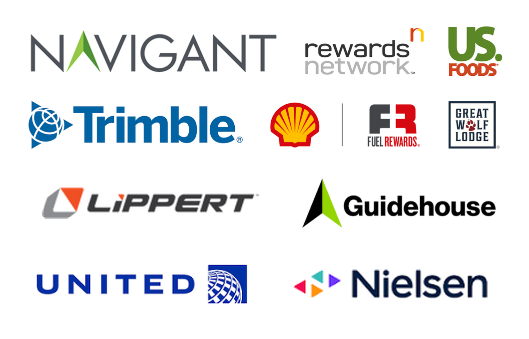 Logos of companies and clients I've worked with